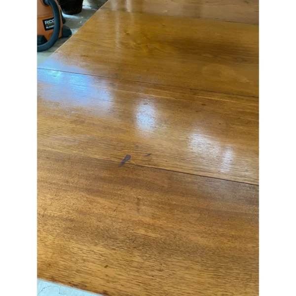 1940s Gate Leg Drop Leaf Spindle Dining Buffet Table - Image 10