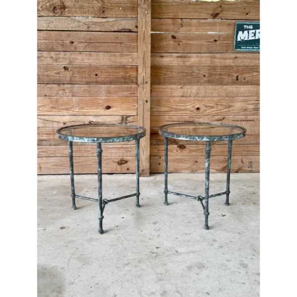 Coastal Brown Jordan Aluminum Side Tables - Image 12