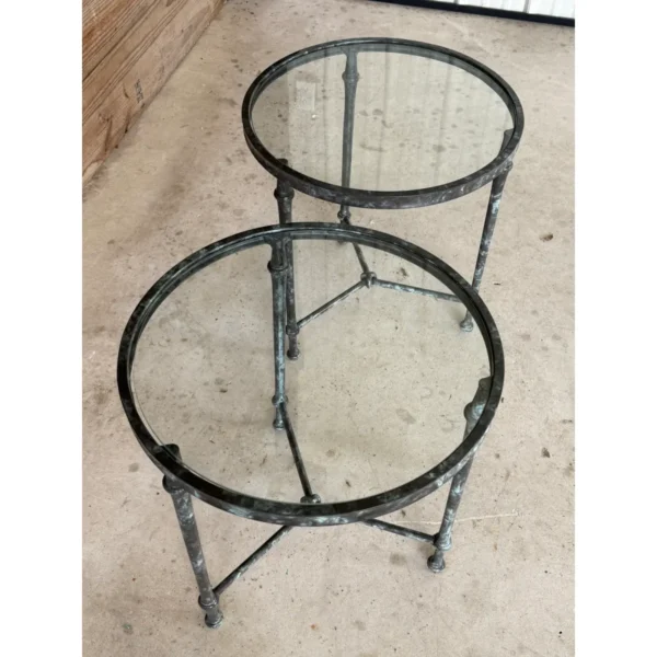 Coastal Brown Jordan Aluminum Side Tables - Image 7
