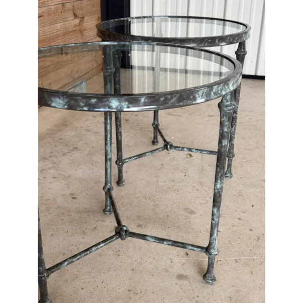 Coastal Brown Jordan Aluminum Side Tables - Image 6