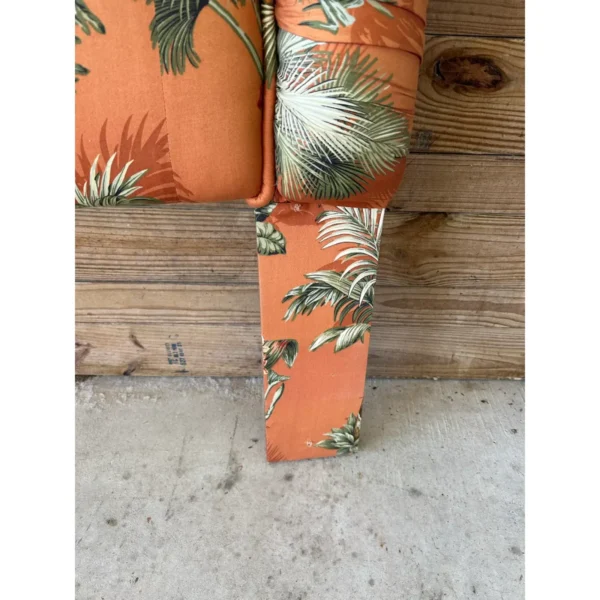 Coastal Custom Upholstered Palm Tree California King Headboard - Image 3