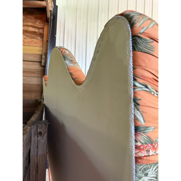 Coastal Custom Upholstered Palm Tree California King Headboard - Image 11