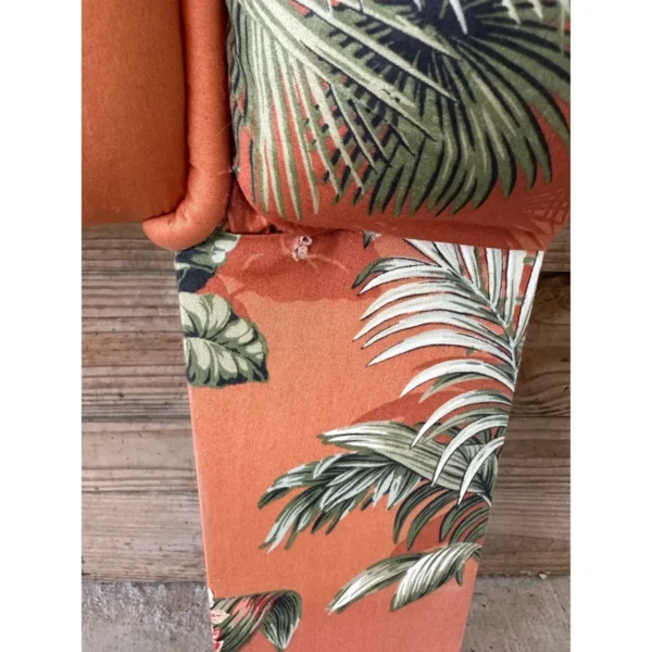 Coastal Custom Upholstered Palm Tree California King Headboard - Image 9