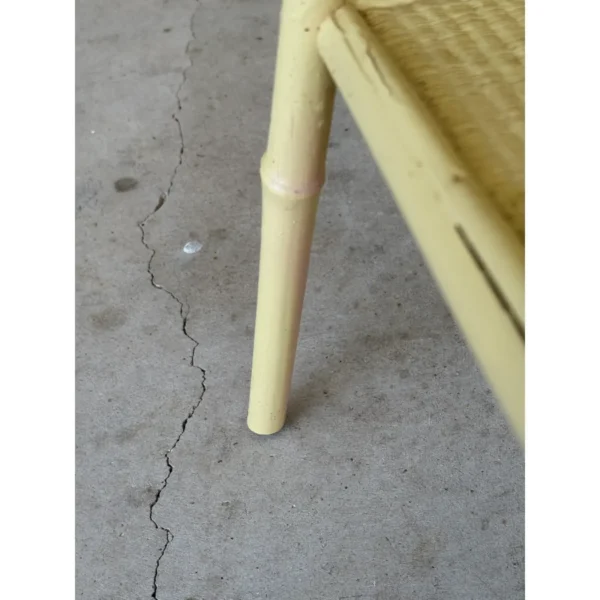 Late 19th Century Coastal Bamboo Wicker Octagon Side Table - Image 11