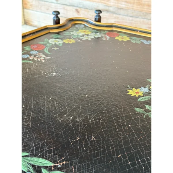 Late 20th Century Baker Knapp and Tubbs Chinoiserie Faux Bamboo Tray Top Coffee Table - Image 12
