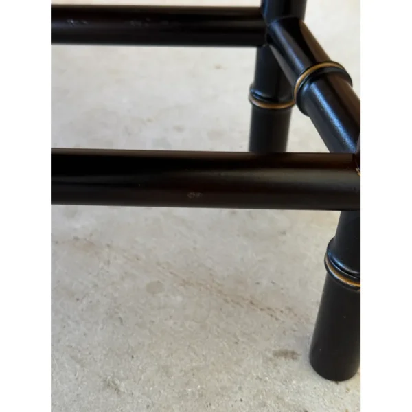 Late 20th Century Baker Knapp and Tubbs Chinoiserie Faux Bamboo Tray Top Coffee Table - Image 10