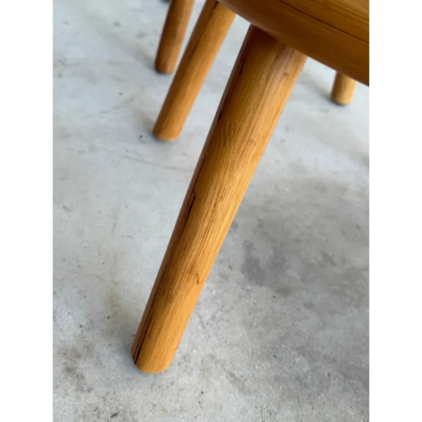 Mid-20th Century Swivel Twist Rattan Barstools in the Manner of Paul Frankl — Pair - Image 8