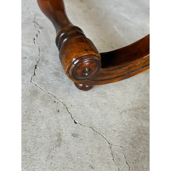 Regency Campaign-Style X-Base Cane Stools in the Manner of Gillows of Lancaster-Pair - Image 11