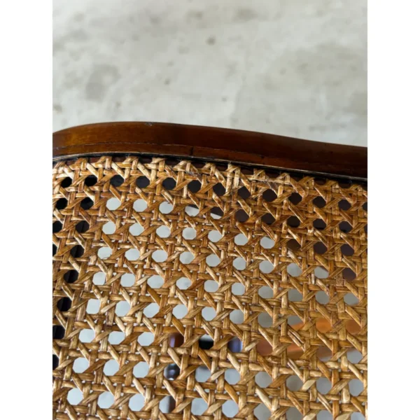Regency Campaign-Style X-Base Cane Stools in the Manner of Gillows of Lancaster-Pair - Image 8