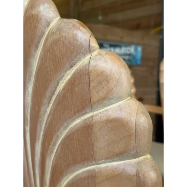 Set of Four Mid-20th Century Shell Carved Grotto Dining Chairs by Andre Originals - Image 8